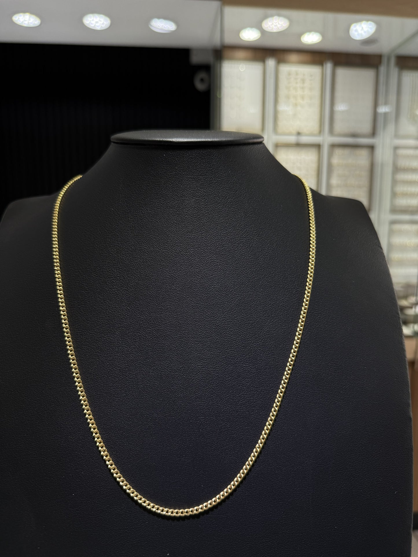 Cadena Cuban Link Slim Oro 10k