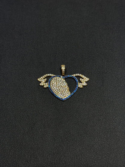 Dije Vuela Corazon Oro 14k